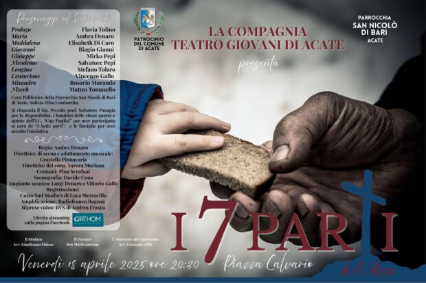 ACATE – IL DRAMMA SACRO “I SETTI PARTI” DEL VENERDÌ SANTO (Edizione 2025)