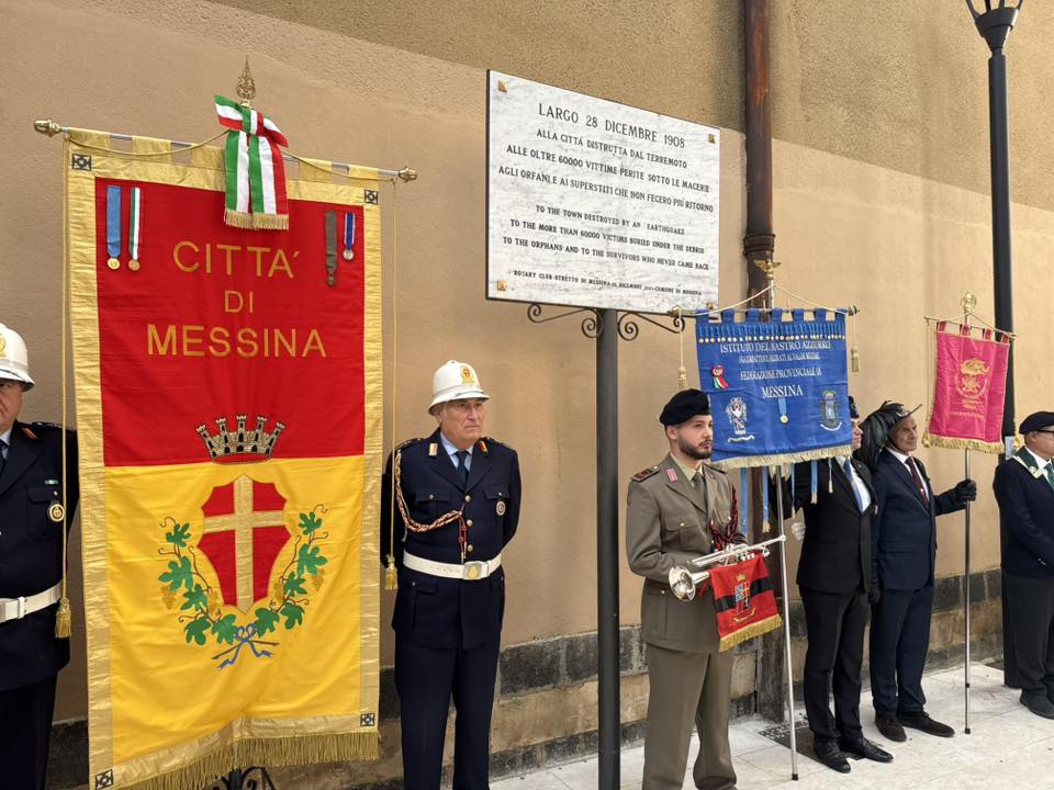 Messina ricorda le vittime del terremoto del 28 dicembre 1908