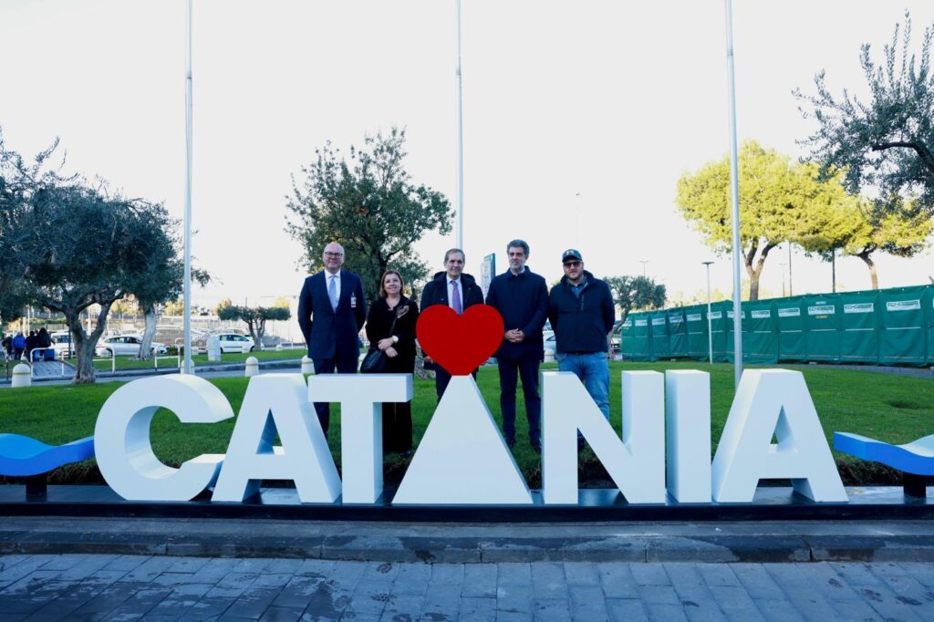 All’aeroporto di Fontanarossa nasce il landmark identitario “Catania”