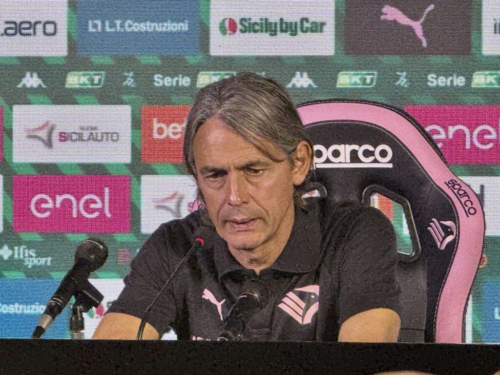 Avellino-Palermo, Inzaghi: “Potevamo fare meglio nei primi 25 minuti”