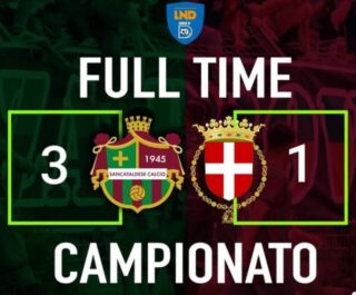 Serie D Girone I  : La Sancataldese batte la capolista Savoia . Doppietta di Rozzi – Tabellino e sintesi video