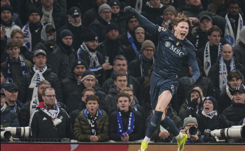 Il Napoli spreca tutto: 1-1 a Copenaghen nonostante l’uomo in più