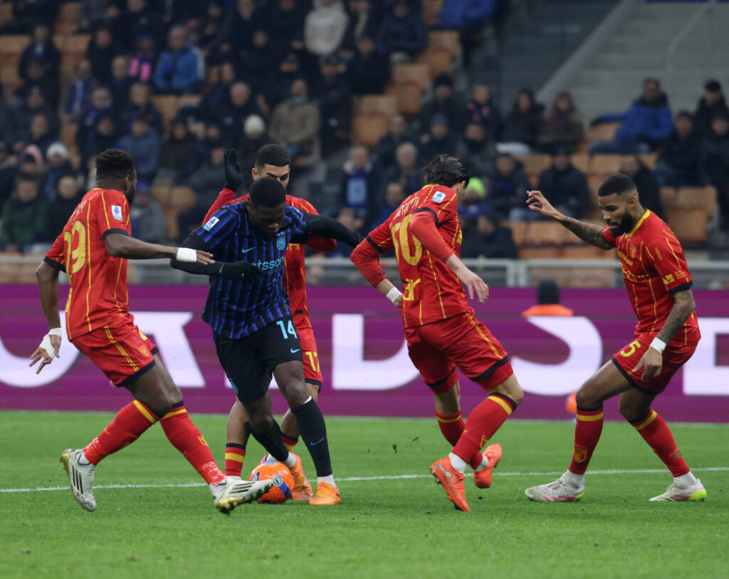 Serie A, recuperi: Inter-Lecce, la risolve Pio Esposito. A San Siro finisce 1-0