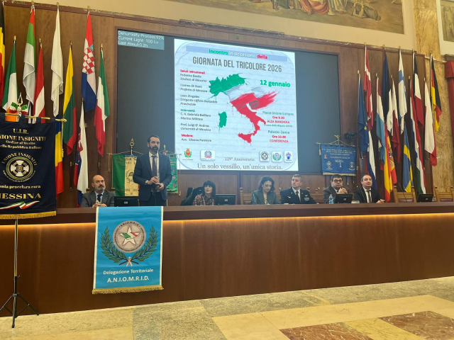 Giornata del Tricolore, Messina riafferma i valori della Repubblica