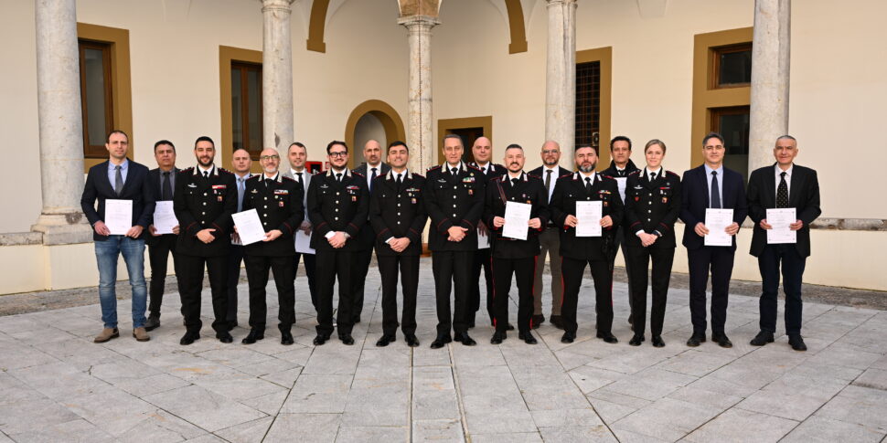 Carabinieri, cerimonia per la consegna di 13 encomi a Palermo