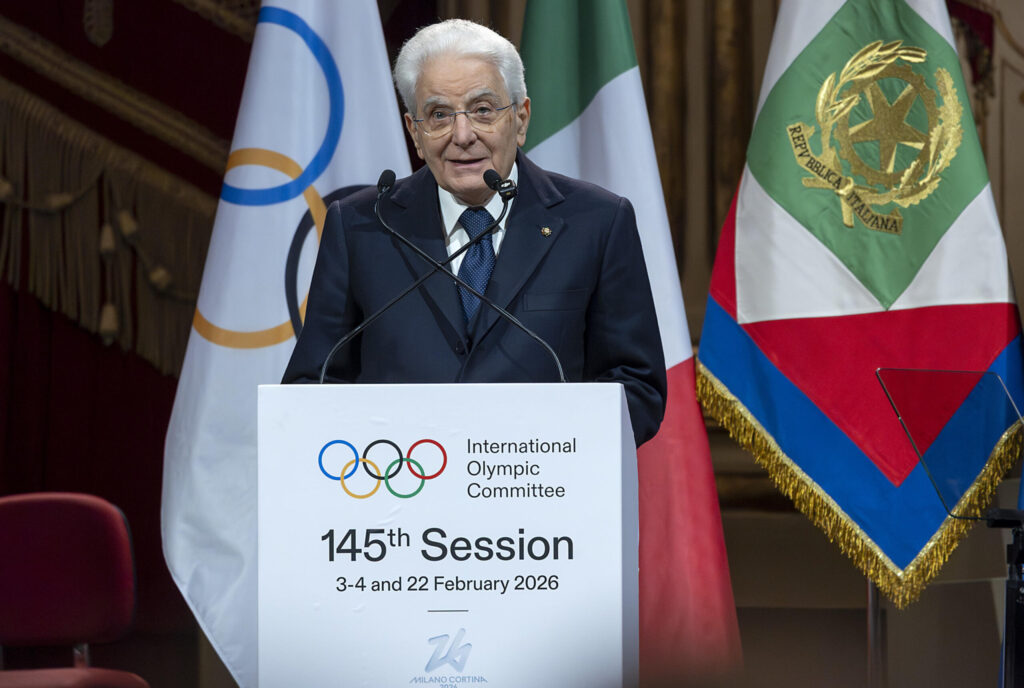 Mattarella: «Chiediamo con determinazione la tregua olimpica»