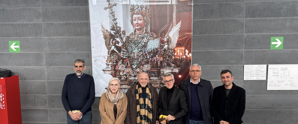 Catania, la grande tela di Sant’Agata al San Marco di Librino