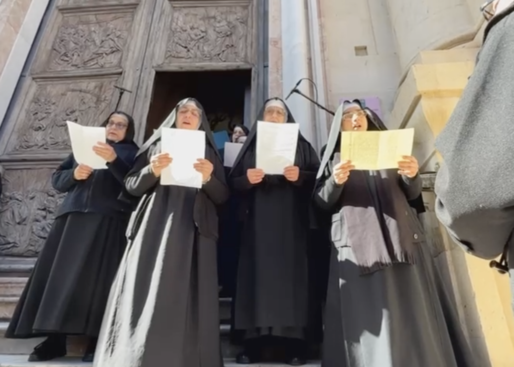Sant’Agata, il tradizionale canto delle suore benedettine VIDEO