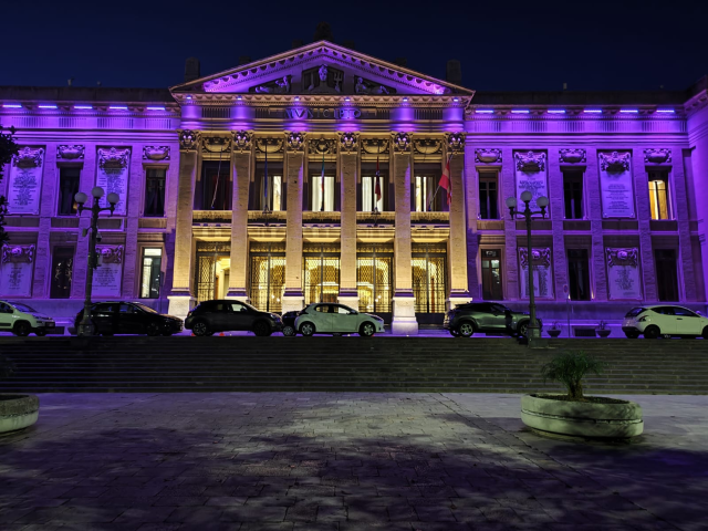 Questa sera Palazzo Zanca si illumina di viola per la Giornata Internazionale dell’Epilessia