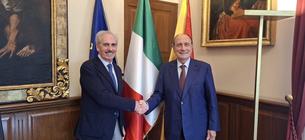 Regione, Schifani riceve il presidente di Confindustria Sicilia Bivona
