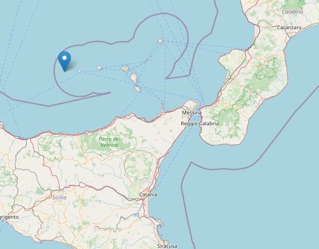 Terremoto al largo delle Eolie, scossa di magnitudo 4.3 avvertita anche a Palermo