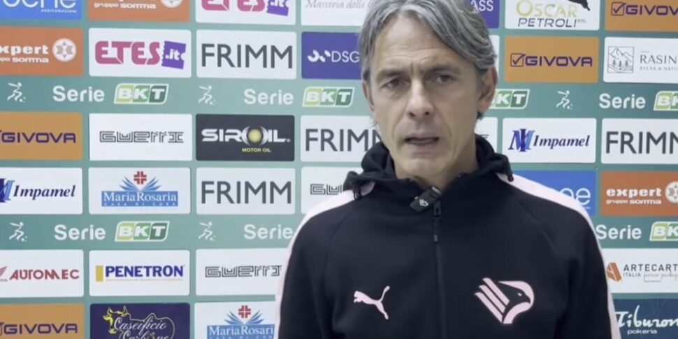 Il Palermo a Carrara, Inzaghi: «Sarà una partita complicata come tutte, ma molto dipenderà da noi»