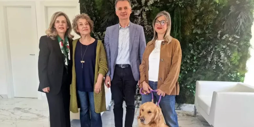 Margot e Lucky, due cani in corsia alla Pediatria dell'Asp di Enna