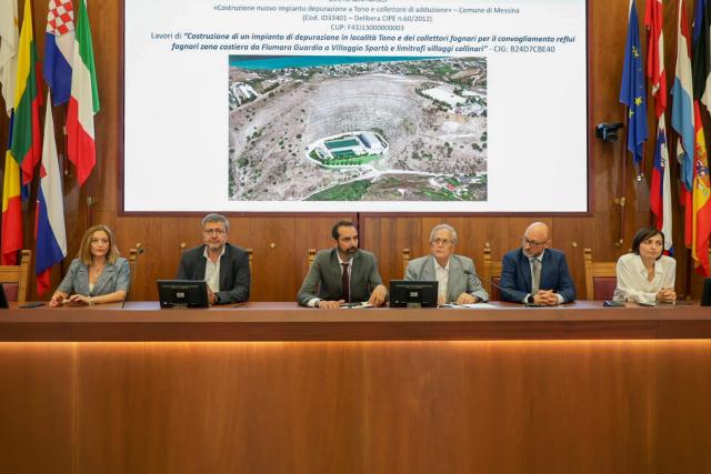 Messina, presentato a Palazzo Zanca il progetto del nuovo depuratore di Tono