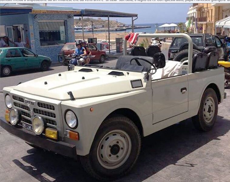 Lampedusa, pronta la storica «papamobile» che accompagnò anche Bergoglio