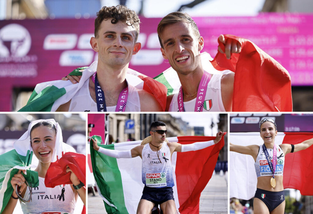 Marcia, Fiorini oro e primo record del mondo ufficiale