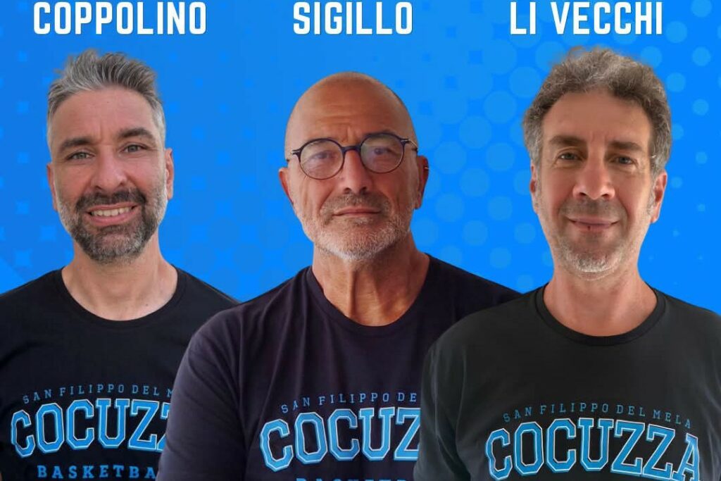 Cocuzza: Coppolino, Sigillo e l’ex Nazionale Li Vecchi nello staff tecnico