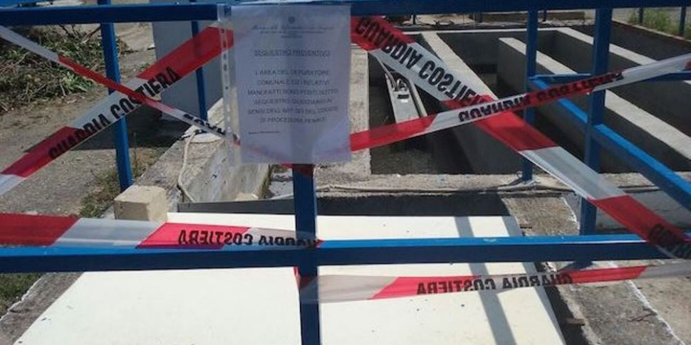 Sequestrato il depuratore di Borgetto. L'Arpa trova criticità nella gestione degli scarichi e delle acque reflue