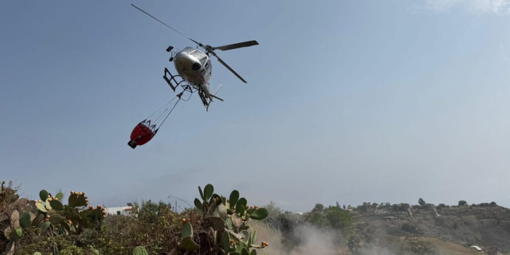 Lipari, nuovo incendio a San Calogero e Schiccione