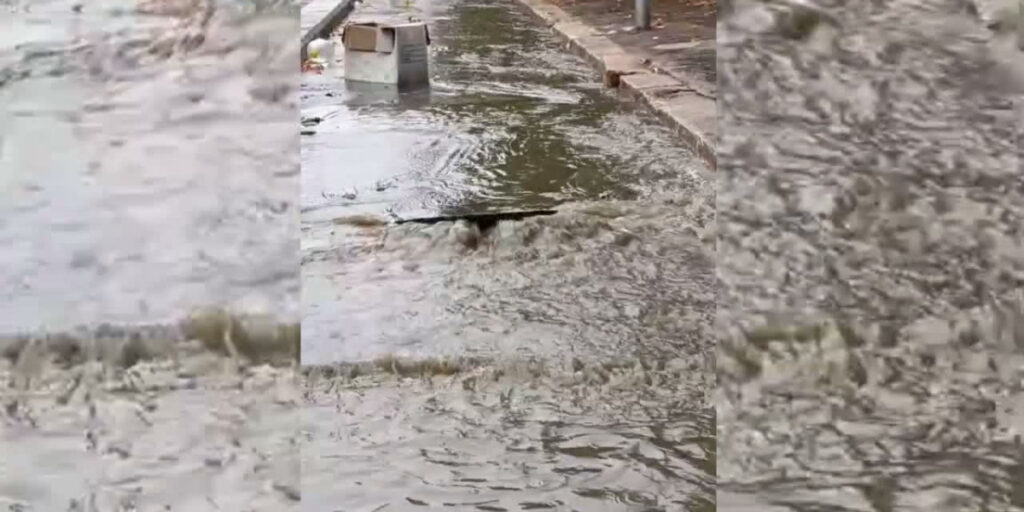 Prime piogge e vecchi disagi, allo Zen fiumi d'acqua e tombini in tilt. IL VIDEO