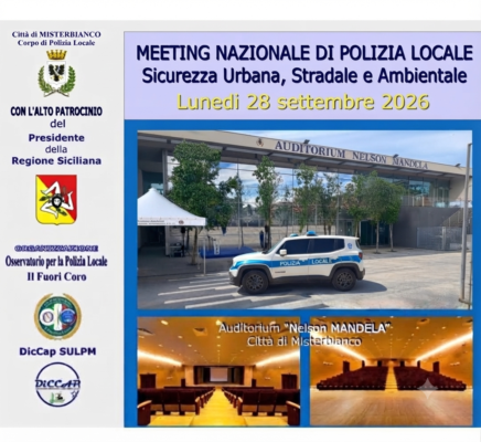 Polizia Locale, a Misterbianco confronto nazionale sul futuro del Corpo: dal riordino all’intelligenza artificiale