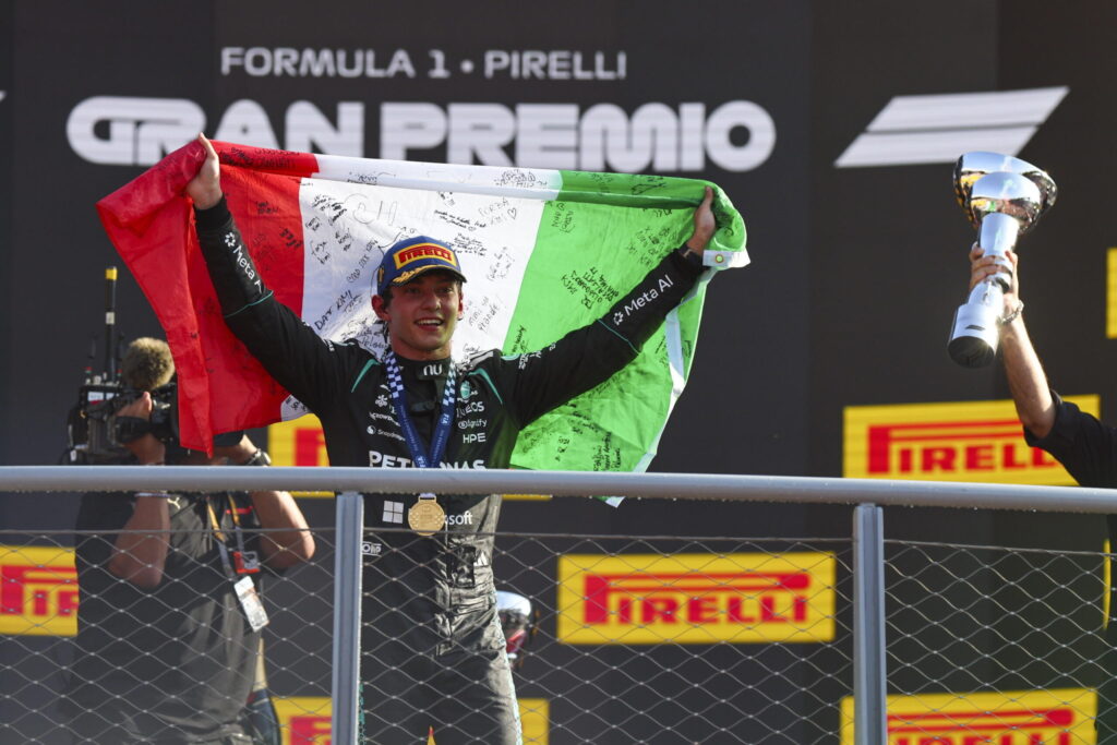 F1, impresa storica di Antonelli: parte ultimo e vince a Monza. Il primo italiano da 60 anni