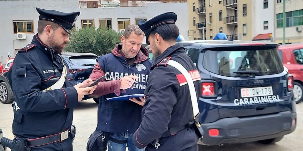 Lavoro nero a Palermo, su 8 aziende controllate 6 non erano in regola
