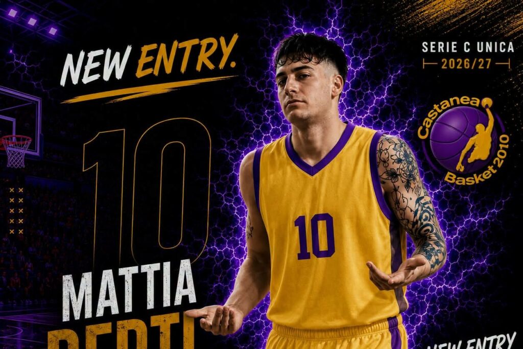 Il Castanea Basket conferma Romanò. Da Perugia arriva il play Mattia Berti