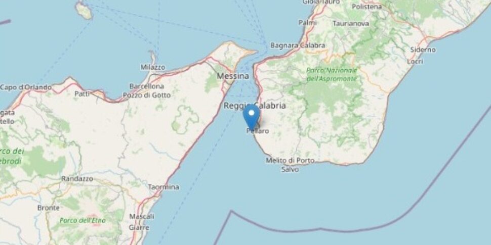 Scossa di terremoto nel Messinese, il sisma è stato localizzato ad una profondità di 35 chilometri