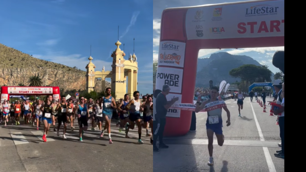 Mezza maratona di Palermo, 2.300 runner in corsa: vince Brisley